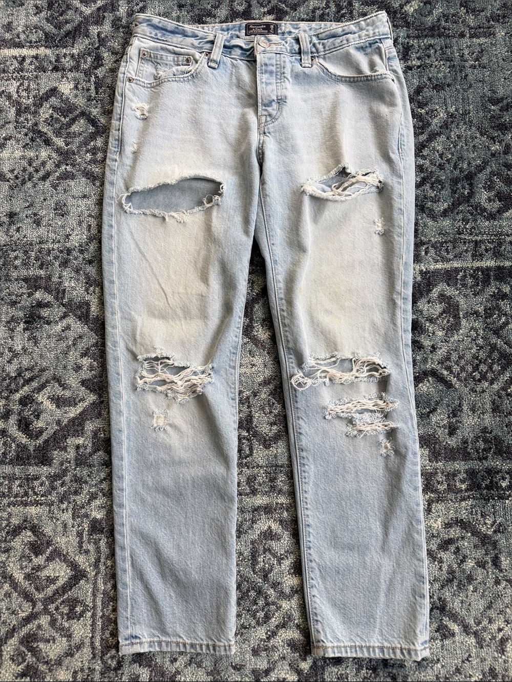Abercrombie & Fitch Distressed Jeans - Picture 1 of 3